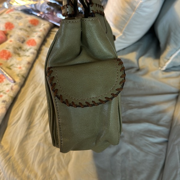 Y2K olive green Nine West leather shoulder bag - Picture 8 of 14